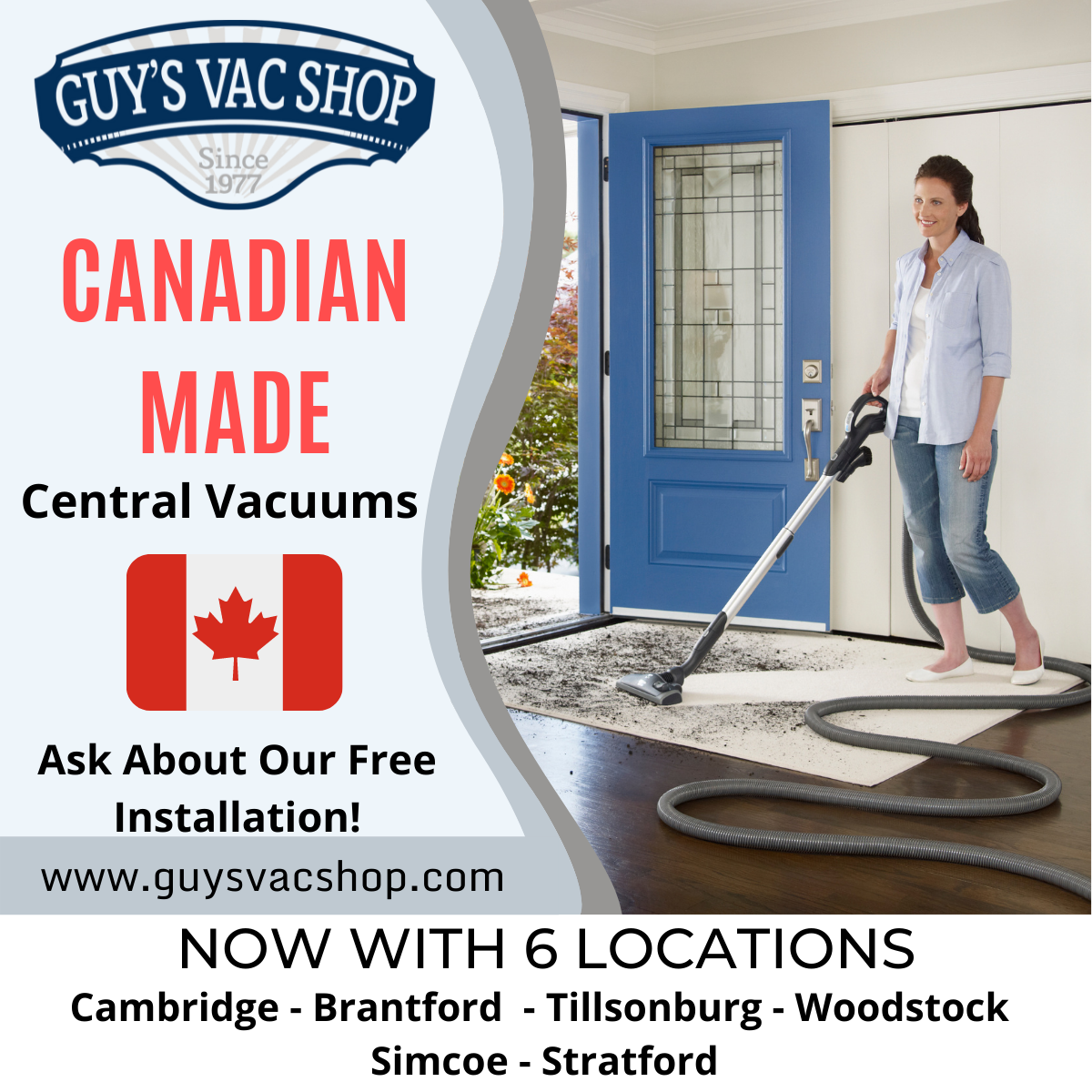 Vacuum Cleaner Sales, Central Vacuum & Vacuum Repair in Brantford