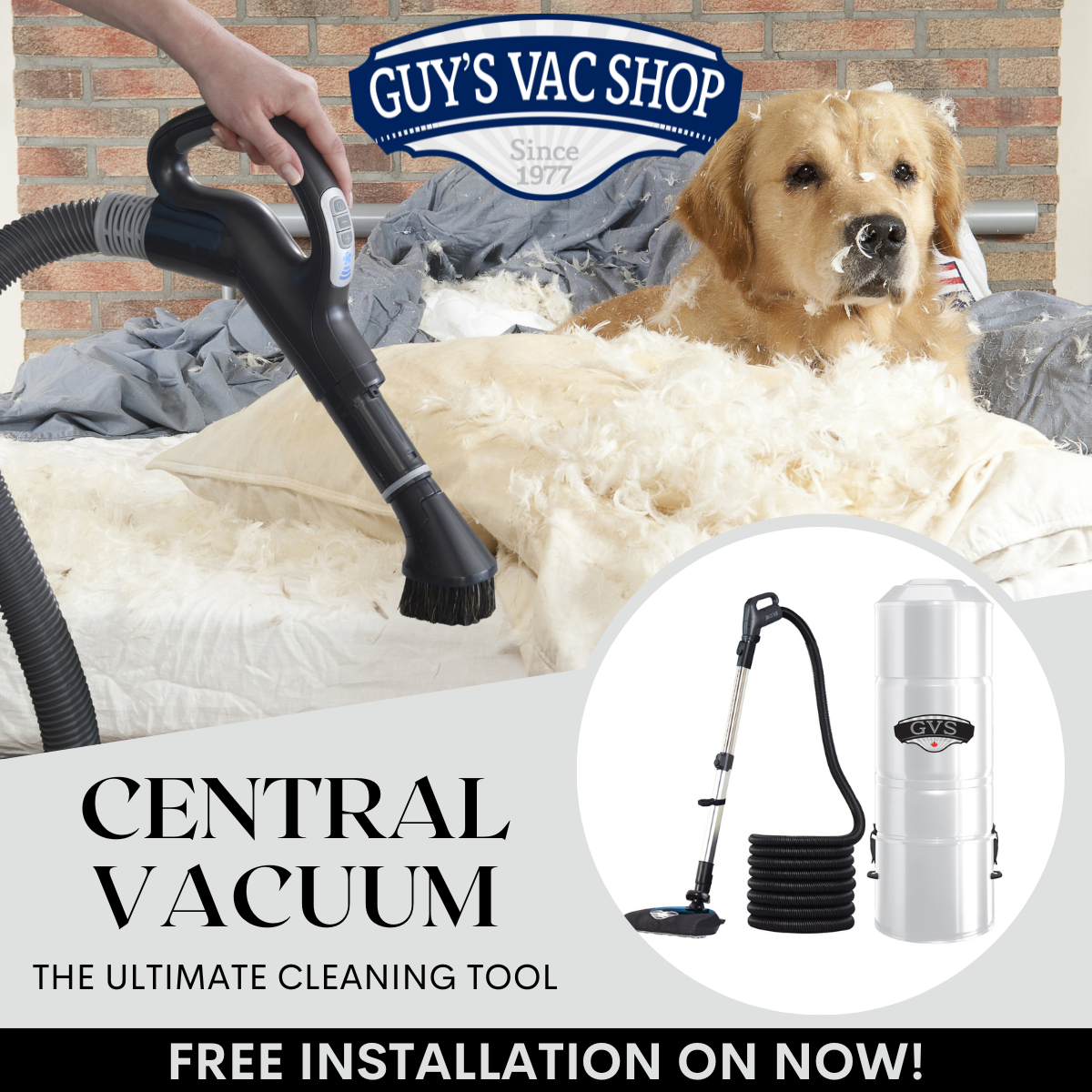 Central Vacuum Sales, Central Vacuum Installation, Central Vacuum
